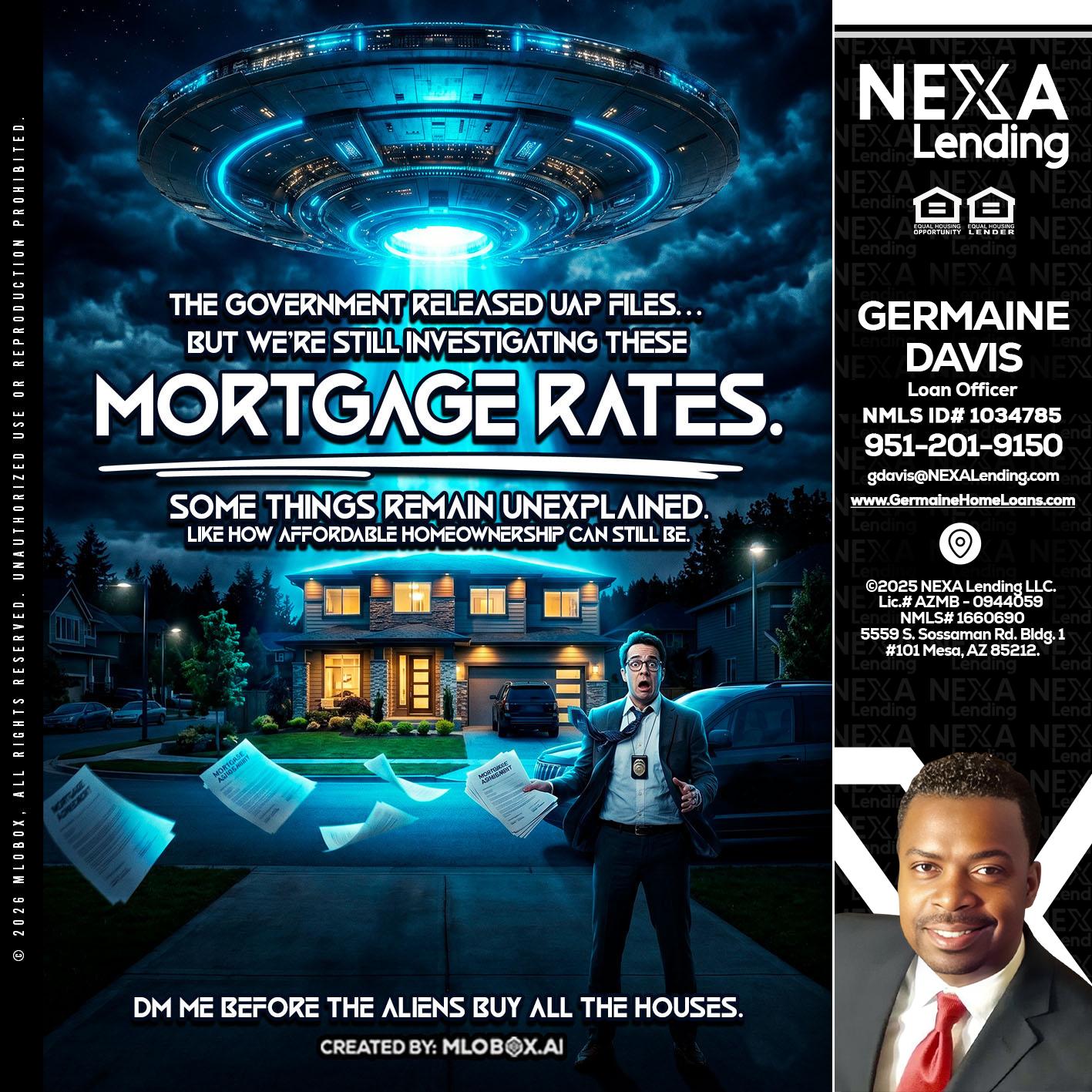 MORTGAGE RATES - Germaine Davis -Loan Officer