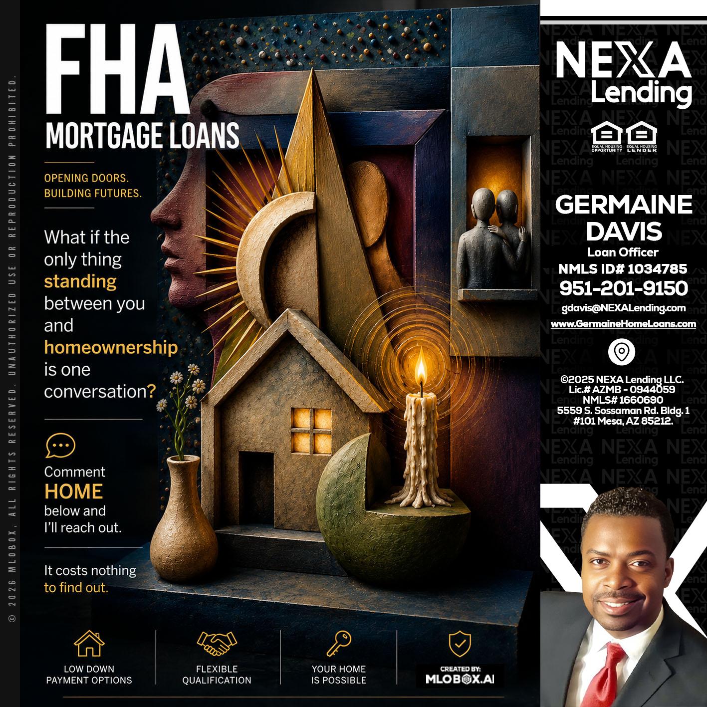 FHA - Germaine Davis -Loan Officer