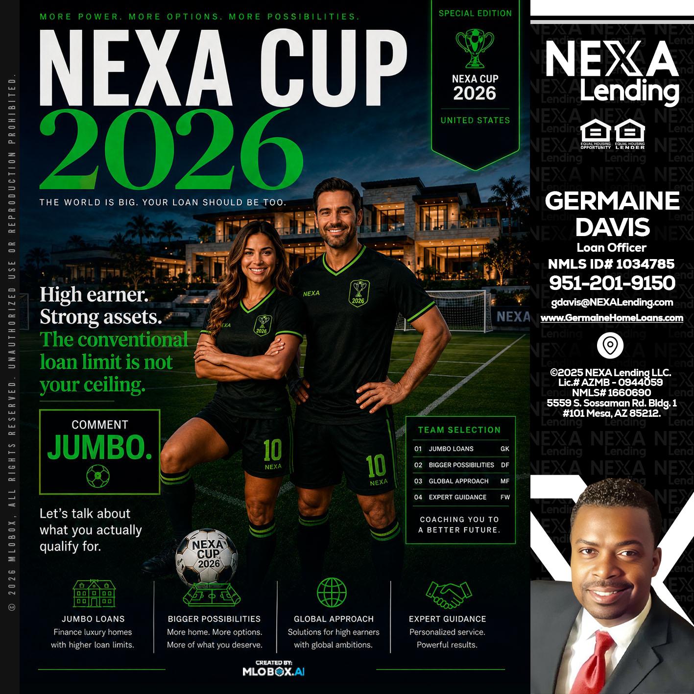 NEXA CUP 2026 - Germaine Davis -Loan Officer