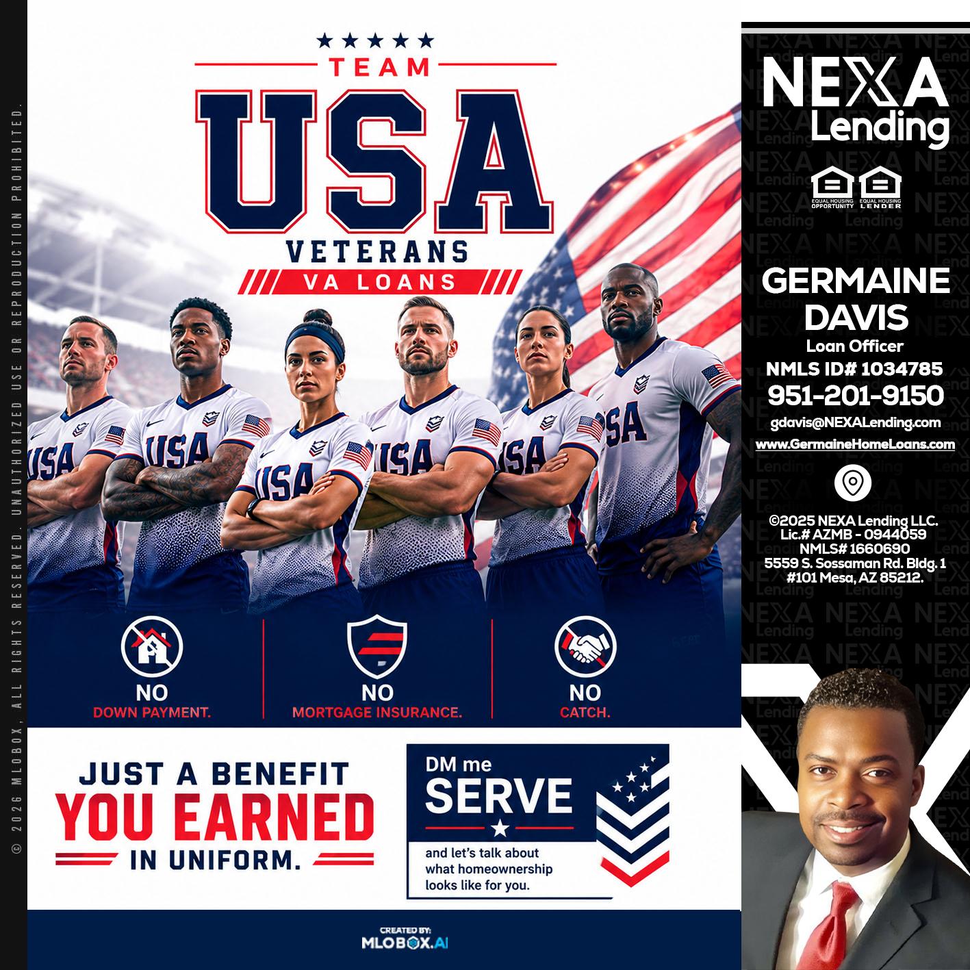 USA TEAM - Germaine Davis -Loan Officer