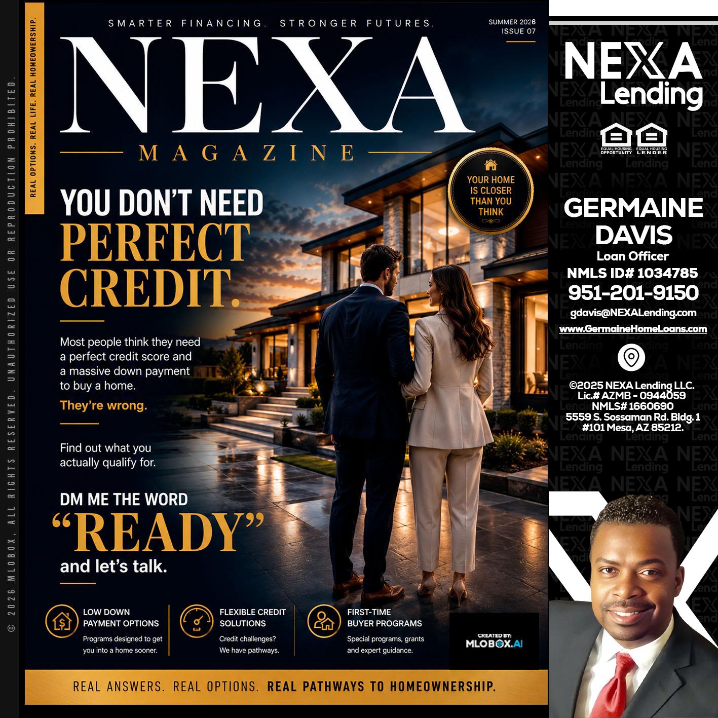 NEXA MAGAZINE - Germaine Davis -Loan Officer