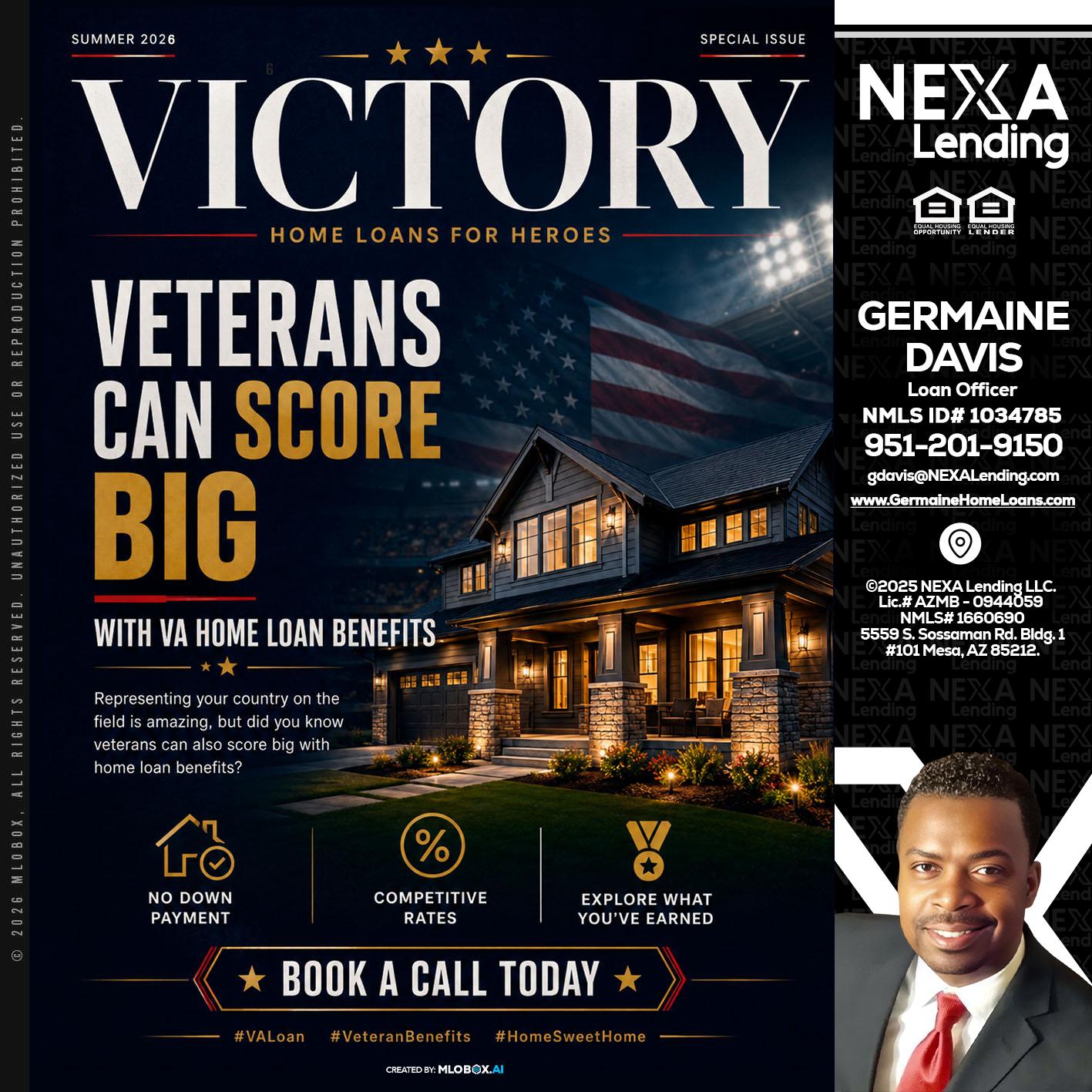 VICTORY - Germaine Davis -Loan Officer