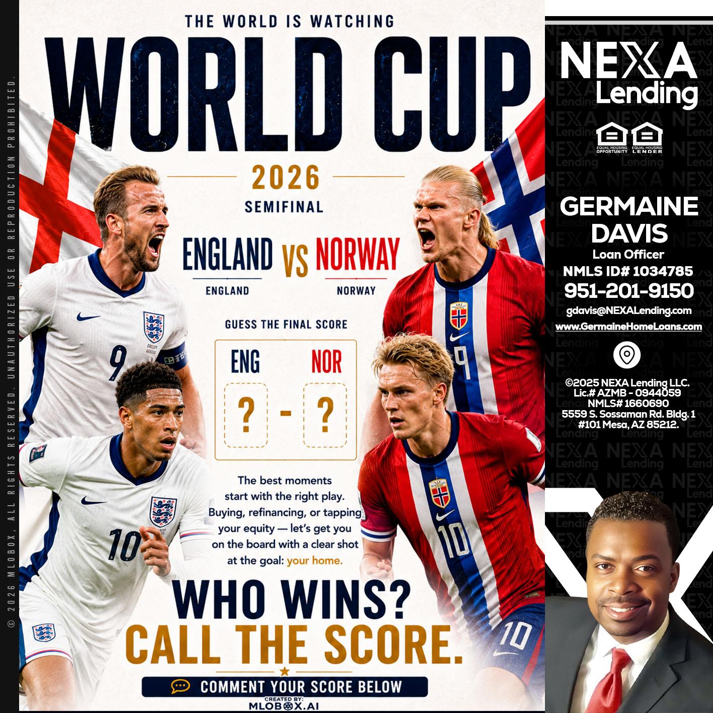 WORLD CUP 2026 - Germaine Davis -Loan Officer