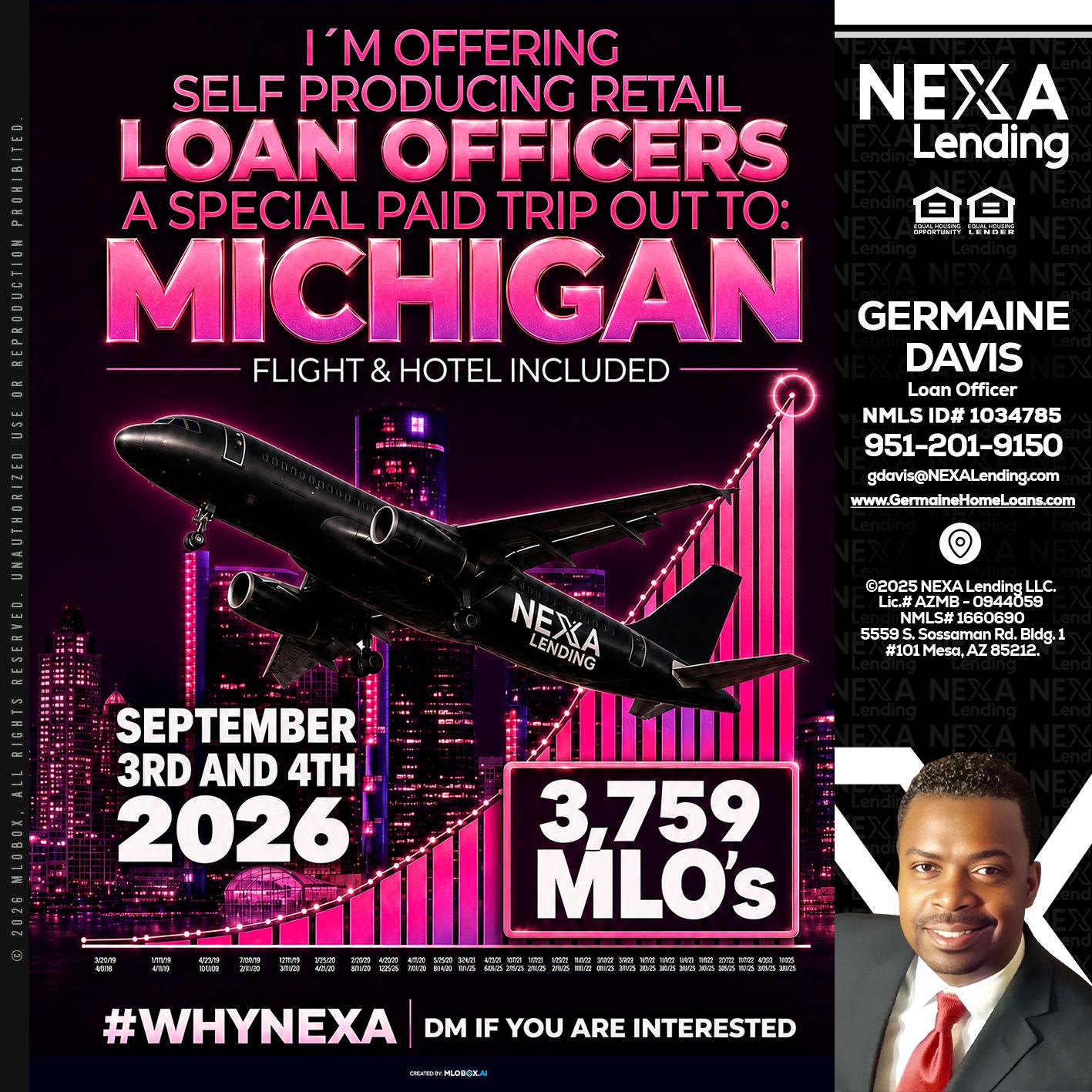 MICHIGAN TRIP - Germaine Davis -Loan Officer