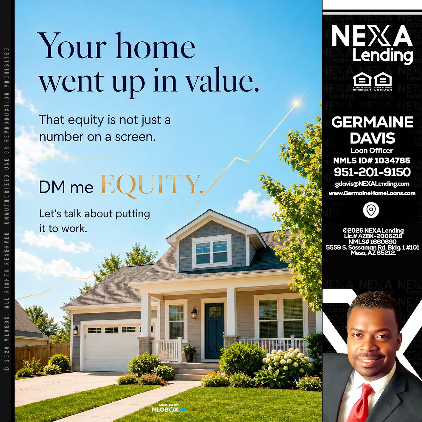 YOUR HOME - Germaine Davis -Loan Officer