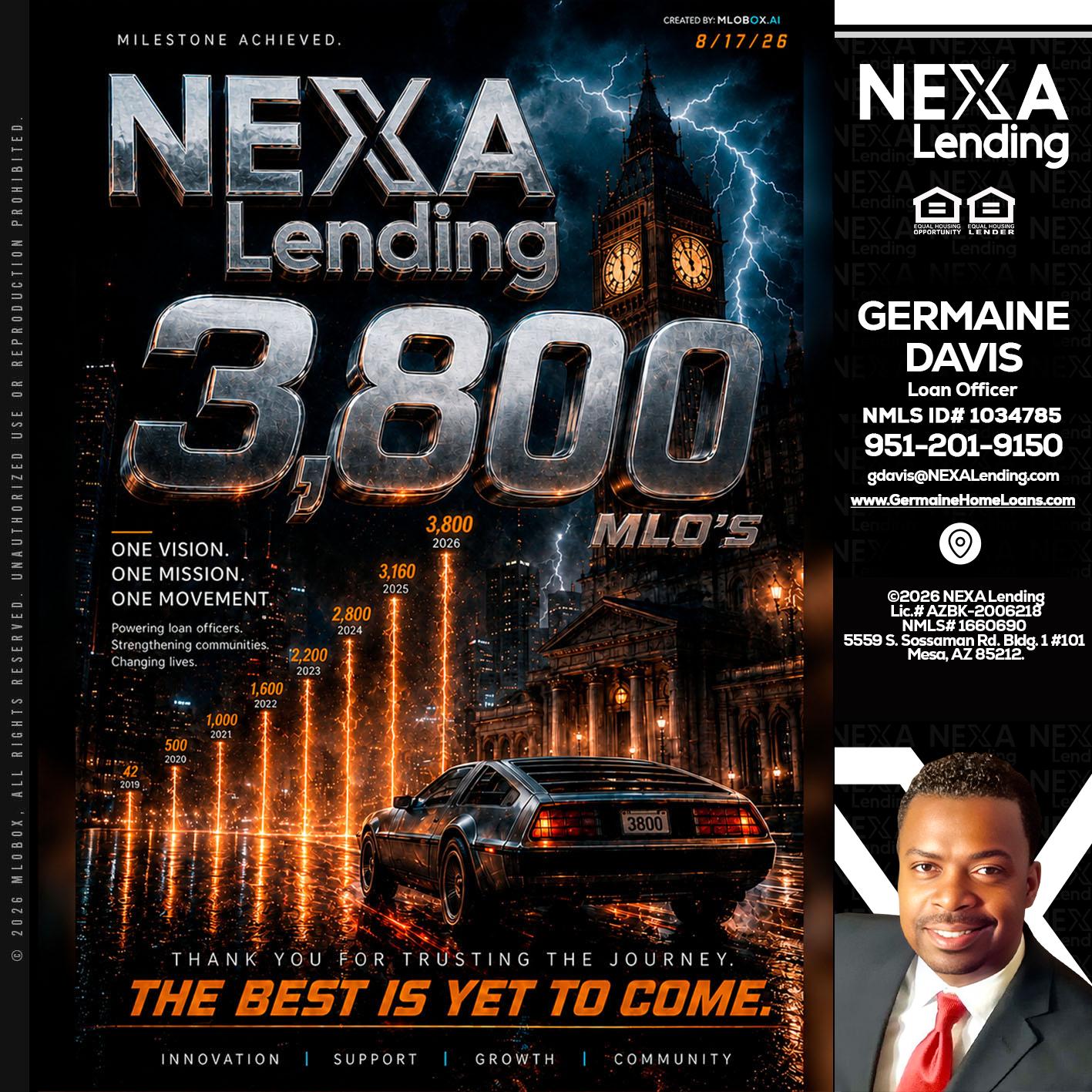 3800 future - Germaine Davis -Loan Officer