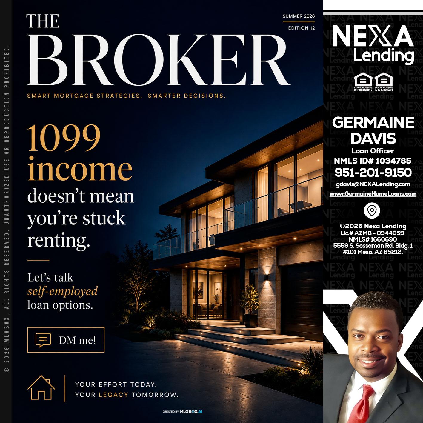 THE BROKER - Germaine Davis -Loan Officer