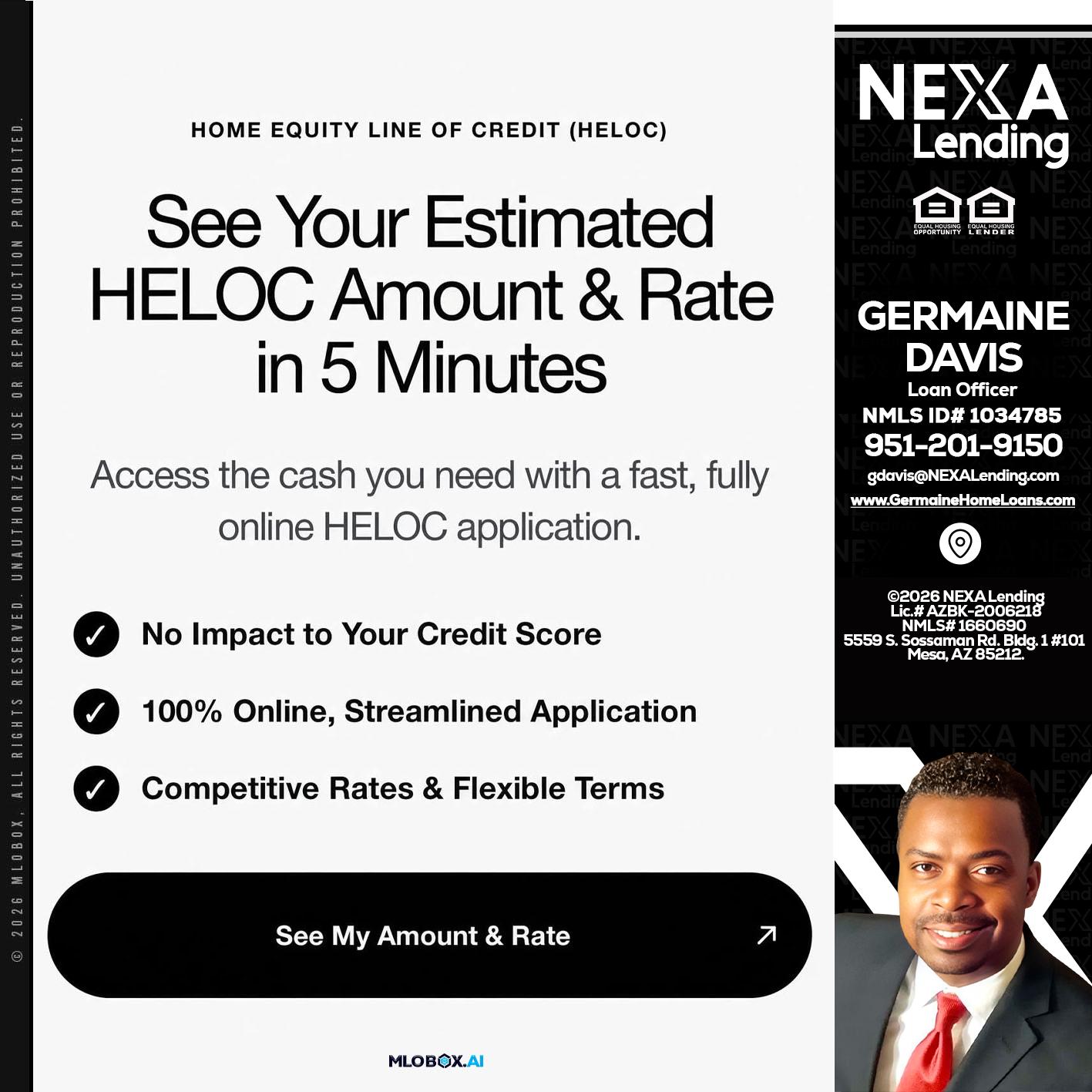 HELOC - Germaine Davis -Loan Officer