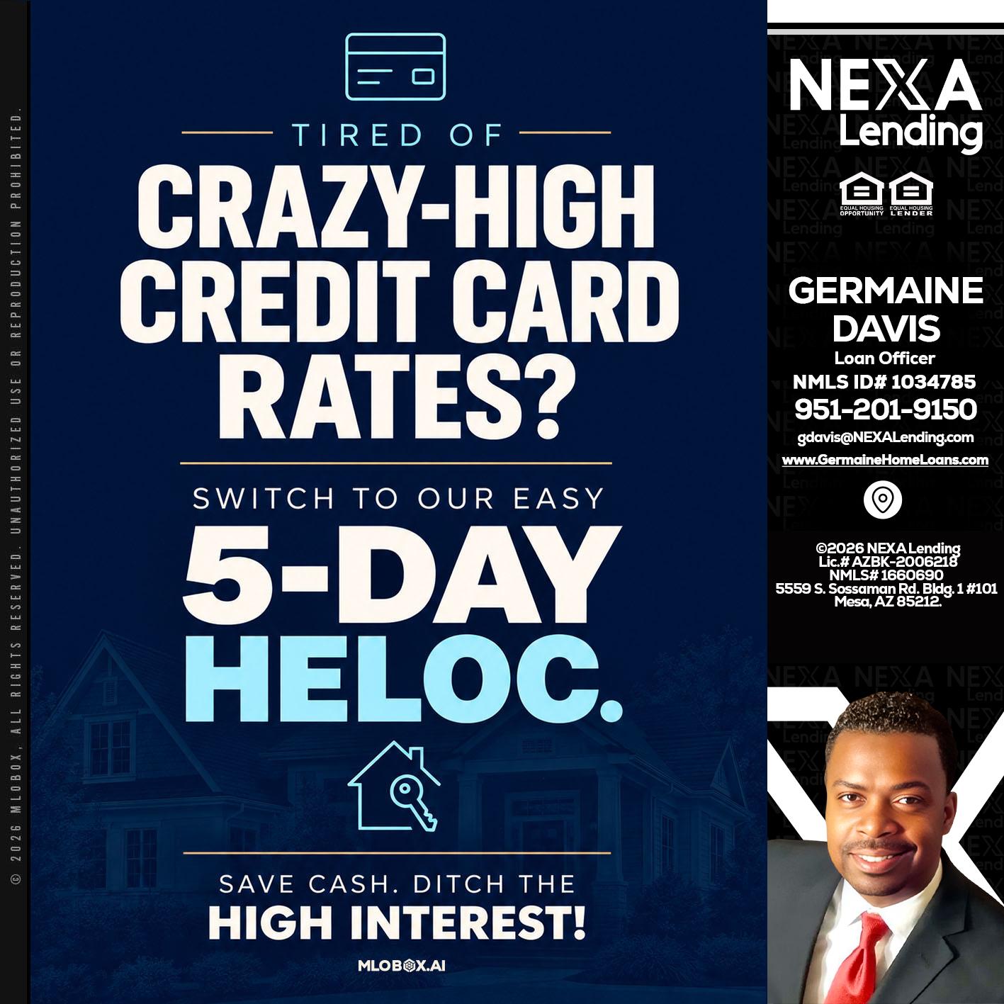 crazy high - Germaine Davis -Loan Officer