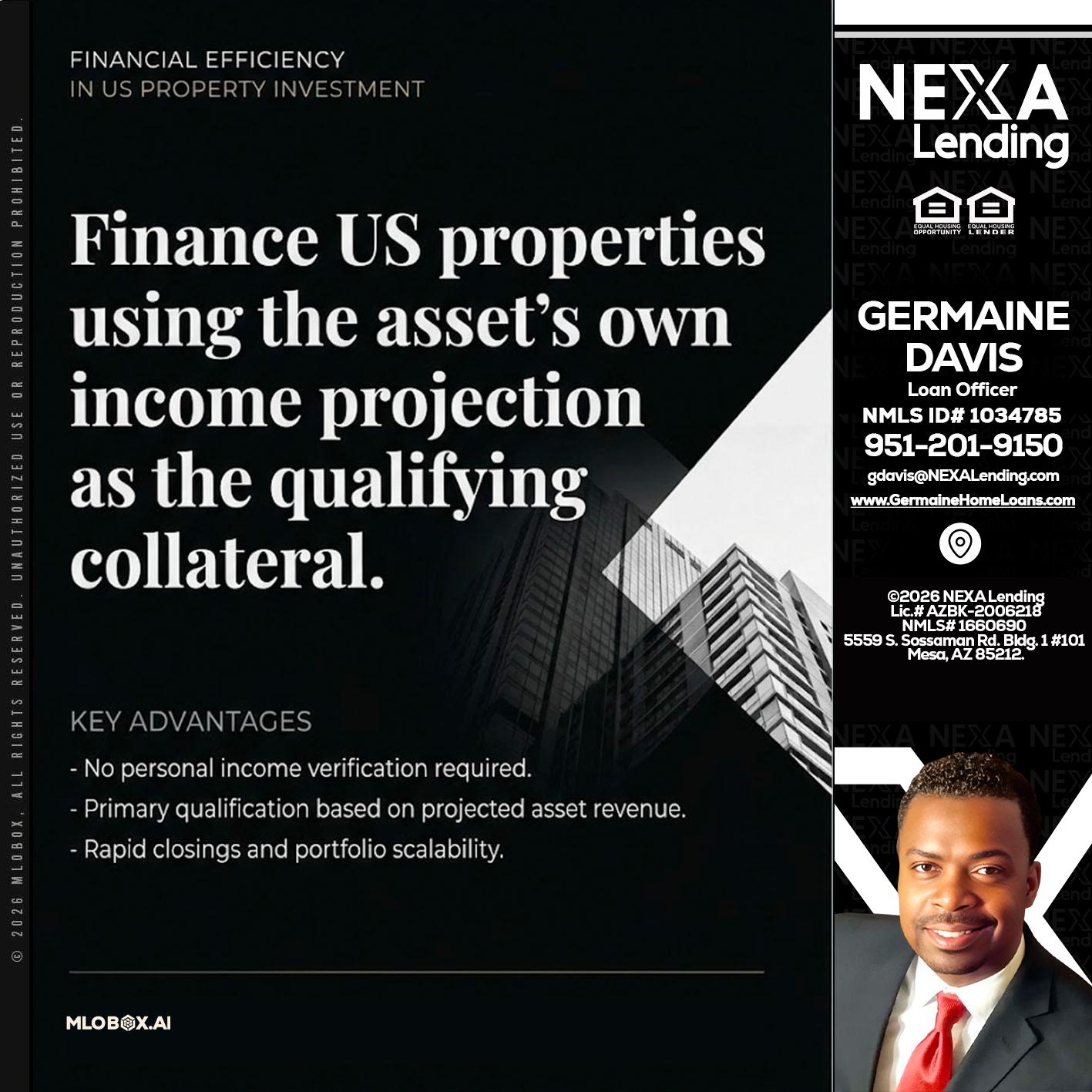 finance US - Germaine Davis -Loan Officer