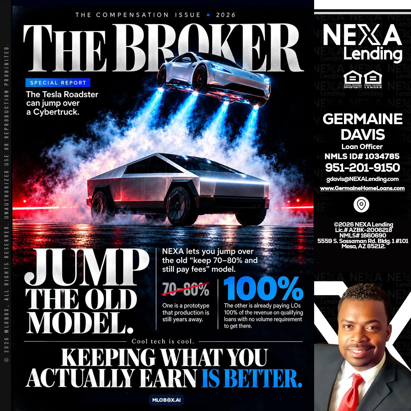 THE BROKER - Germaine Davis -Loan Officer